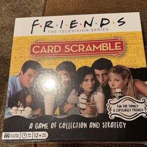 Warner Bros. FRIENDS Card Scramble Game - Black, Yellow, Red